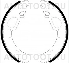 Колодки тормозные задние -ADR010921 ADR для DATSUN ON-DO, DATSUN MI-DO, LADA (ВАЗ) GRANTA, LADA (ВАЗ) KALINA