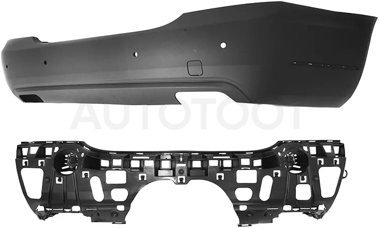 Бампер задний Mercedes-Benz S-Class 09-13 (Под сонары(парктроники)) - Артикул STMD470870 - Производитель Sat - Фото, Отзывы, Цены