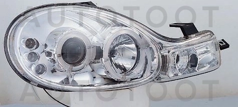 Фара левая+правая+указатель поворота угловой левый+правый (тюнинг, комплект) -  для DODGE NEON