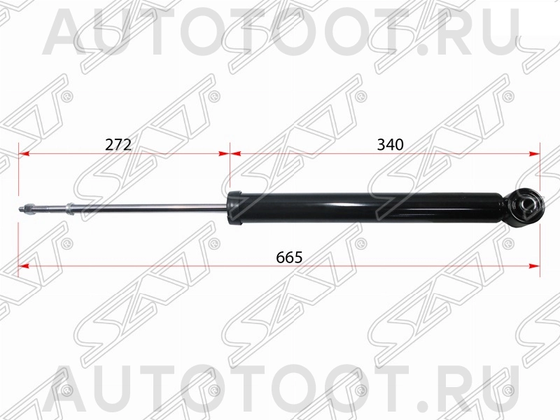 Амортизатор задний левый=правый -MM10100 Japanparts для NISSAN NOTE