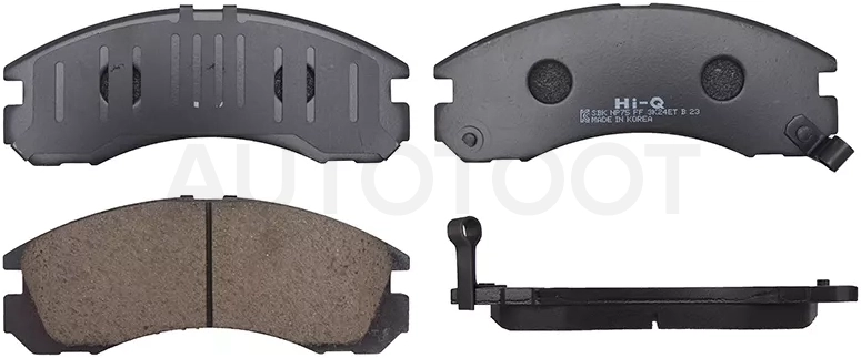 Колодки тормозные (Спереди) Mitsubishi L200 86-06 / Outlander 02-22 / Pajero 91-06 / Pajero Sport 96-08 / Citroen C-Crosser 07-12 / Mitsubishi 3000GT 94-99 / Airtrek 01-05 / Eclipse 94-99 / FTO 94-01 / Peugeot 4007 07-14