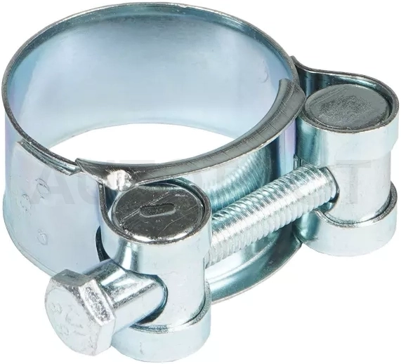 Хомут силовой 32-35/20мм, шарнирный, W1(оцинк.)