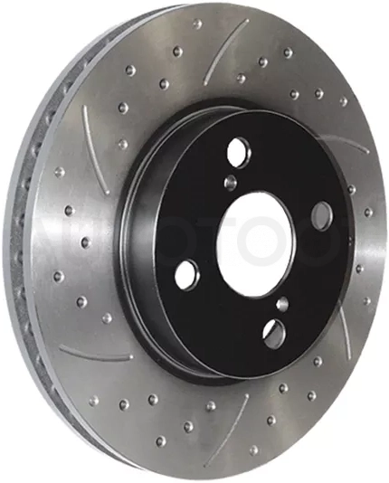 Комплект дисков тормозных передний перфорированные TOYOTA Corolla Runx/Allex/Verso/Spacio/Filder NZE