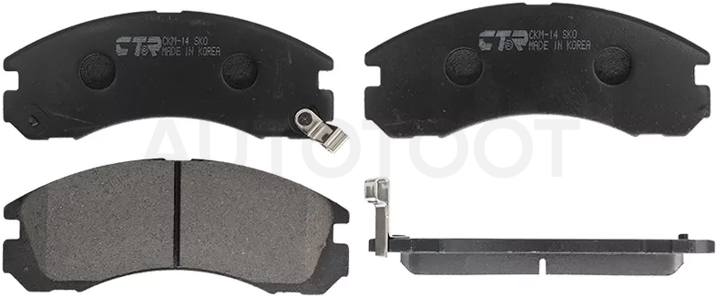 Колодки тормозные (Спереди) Mitsubishi L200 86-06 / Outlander 02-22 / Pajero 91-06 / Pajero Sport 96-08 / Citroen C-Crosser 07-12 / Mitsubishi 3000GT 94-99 / Airtrek 01-05 / Eclipse 94-99 / FTO 94-01 / Peugeot 4007 07-14