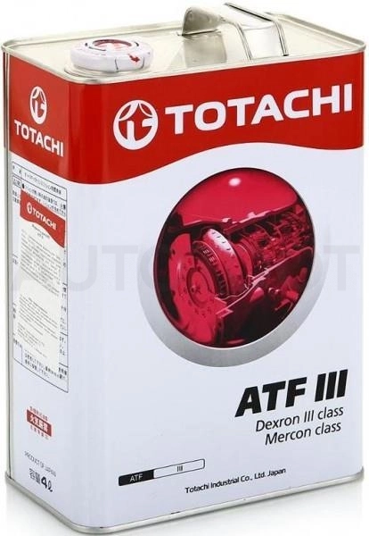 ATF масло трансмиссионное минеральное TOTACHI DEX- III 4л - Артикул 4562374691186 - Производитель Totachi - Фото, Отзывы, Цены