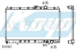 Радиатор охлаждения MT 1.8L 2L 2.5L
