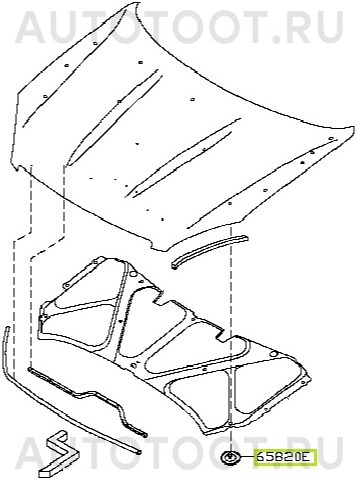 Клипса обшивки капота -STKJ702 Sat для NISSAN QASHQAI, NISSAN X-TRAIL, NISSAN AD, NISSAN ALMERA, NISSAN ALMERA CLASSIC, NISSAN BLUEBIRD SYLPHY, NISSAN CEFIRO, NISSAN JUKE, NISSAN MARCH, NISSAN PRIMERA