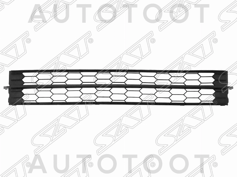 Решетка в передний бампер -STSDR1000G0 Sat для SKODA RAPID