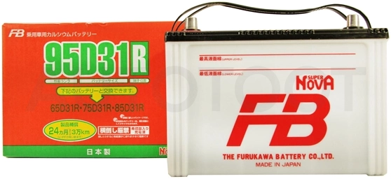 Аккумулятор FURUKAWA BATTERY 80Ah 740A прямая полярность(+-)