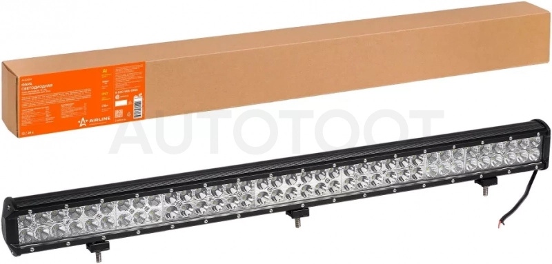 Фара (балка) светодиодная двухрядная, 72LED, комбин. свет, 216Вт, 845х78х65мм, 12/24В - Артикул ALED053 - Производитель Airline - Фото, Отзывы, Цены