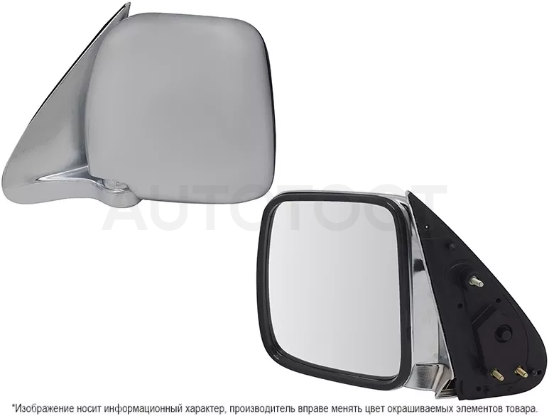 Зеркало Toyota Hiace 04-20 (Слева/ Механическое/ хром) - Артикул STTY749402 - Производитель Sat - Фото, Отзывы, Цены