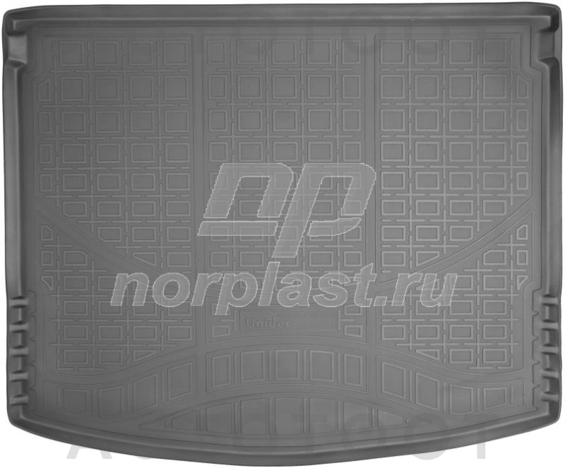 Коврик в багажник NORPLAST, черный, полиуретан, хэтчбек -  для MAZDA 3 (AXELA)