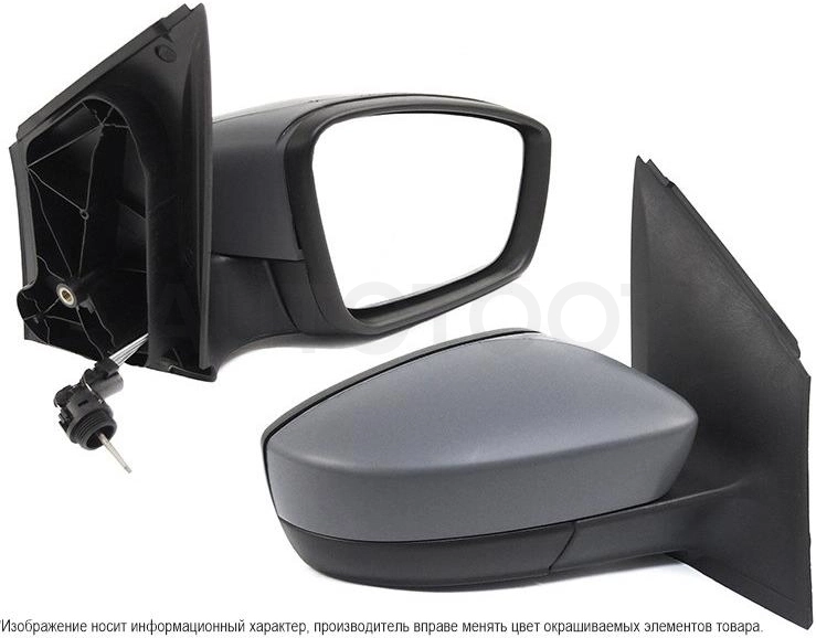 Зеркало правое механическое -OEM0041ZR O.E.M. для VOLKSWAGEN POLO