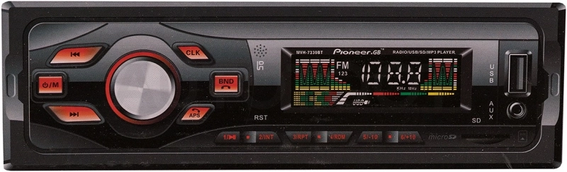 Pioneer Автомагнитола Pioneer.GB MVH 7330 ВТ с Bluetooth - Артикул MVH7330 - Производитель Pioneer - Фото, Отзывы, Цены
