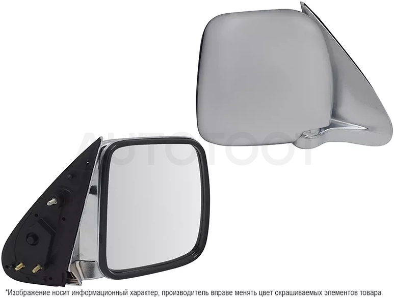 Зеркало Toyota Hiace 04-20 (Справа/ Механическое/ хром) - Артикул STTY749401 - Производитель Sat - Фото, Отзывы, Цены