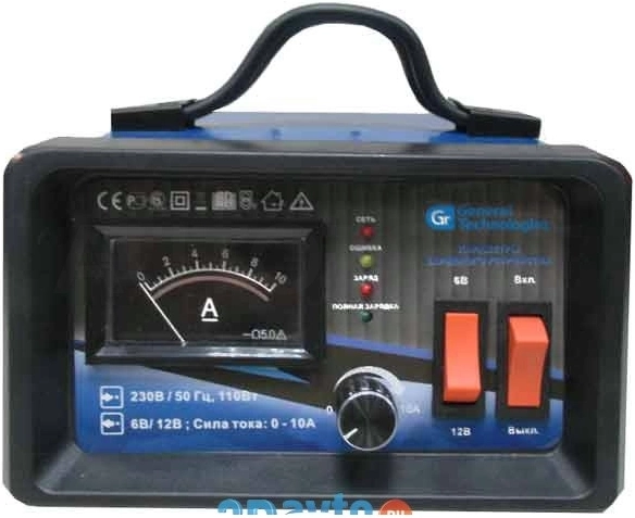 Зарядное устройство аккумулятора 5-20А General Technologies-033 (12В)