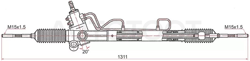 Рейка рулевая TOYOTA CAMRY/LEXUS ES300 96-00 LHD - Артикул ST4425006120 - Производитель Sat - Фото, Отзывы, Цены
