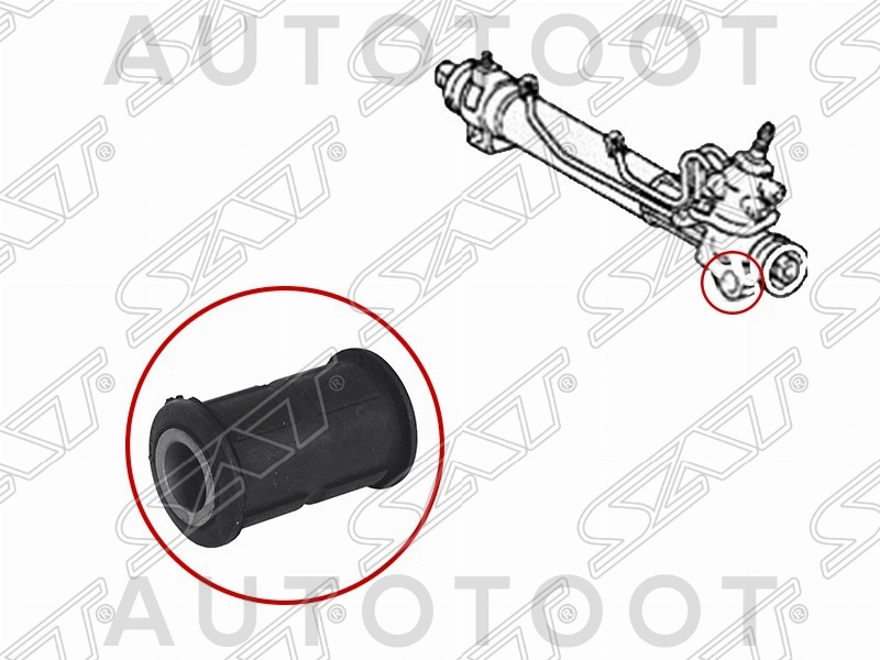 Сайлентблок рулевой рейки -  для TOYOTA HARRIER