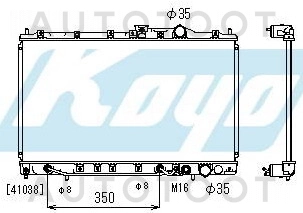 Радиатор охлаждения AT 1.3L 1.5L -  для MITSUBISHI COLT, MITSUBISHI LANCER