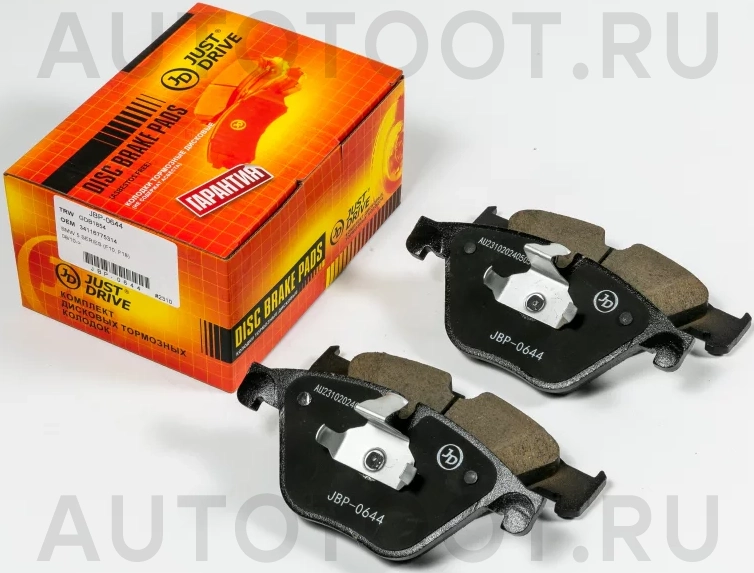 Колодки тормозные дисковые передние GDB1854 - Артикул JBP0644 - Производитель Just Drive - Фото, Отзывы, Цены