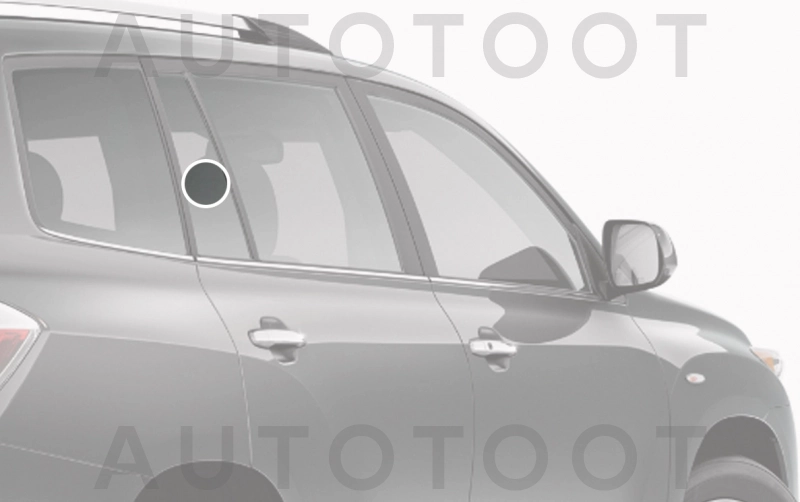 Стекло форточки (уголок) задней правой двери -  для TOYOTA HIGHLANDER
