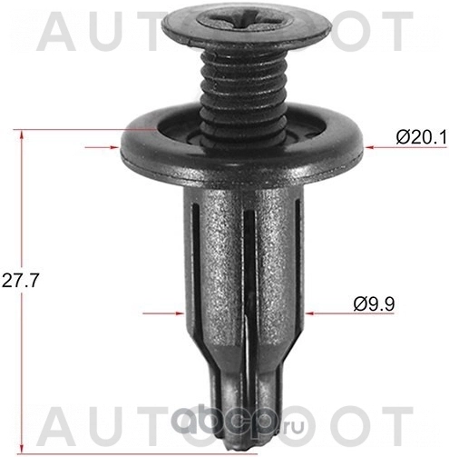 Клипса 91502-SP0-003 -KJ2294 Masuma для HONDA PRELUDE, HONDA ODYSSEY, HONDA ACCORD