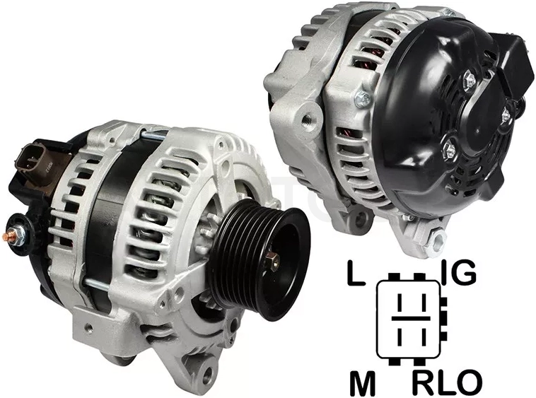 Генератор TOYOTA HARRIER 2.4 00-06/RAV4 2.0 00-05 1/2AZFE 12V 130A