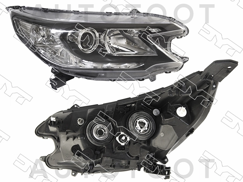 Фара правая (галоген, с электрокорректором) -  для HONDA CR-V