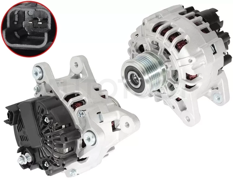 Генератор LADA LARGUS/RENAULT DUSTER/LOGAN 1.6 12- K4M 12V 90A (тип VALEO)