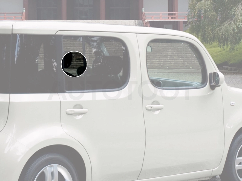Стекло форточки (уголок) задней правой двери -  для NISSAN CUBE