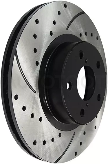Комплект дисков тормозных передний перфорированные SUBARU EJ20 Forester SF/SG/SH 97-08- Impreza GF/G