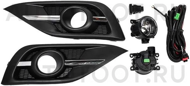 Фара противотуманная, комплект 2шт, с проводкой + кнопка -  для HONDA CR-V