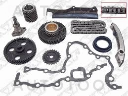 Комплект цепи ГРМ 4M40 (полный) цепь однорядная -TKMB204G Sat для MITSUBISHI L200, MITSUBISHI PAJERO