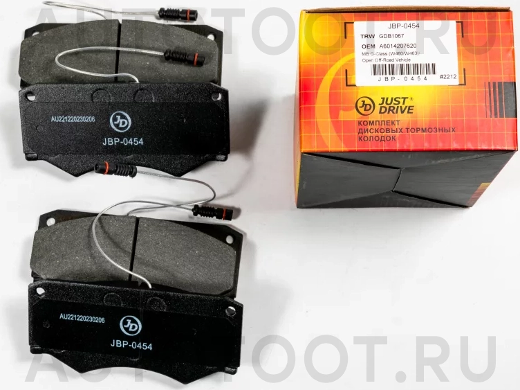 Колодки тормозные дисковые передние - Артикул JBP0454 - Производитель Just Drive - Фото, Отзывы, Цены