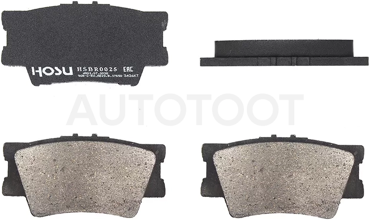 Колодки тормозные (Сзади) Toyota Camry (XV40,XV50) 01-21 / Harrier (XU60) 13-20 / RAV4 (XA30,XA40) 05-19 / Lexus ES 06-12 / GS 05-12 / HS 09-18 / Toyota Camry UAE/USA 06-17