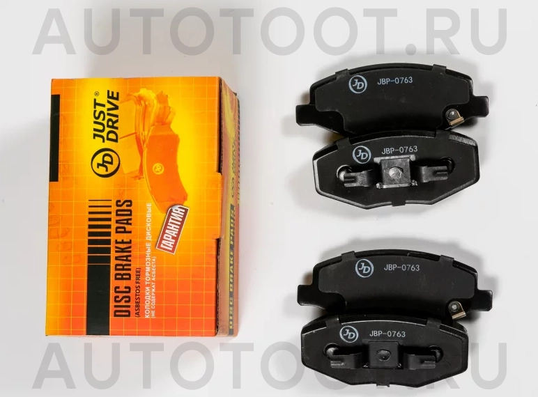 Колодки тормозные дисковые передние - Артикул JBP0763 - Производитель Just Drive - Фото, Отзывы, Цены