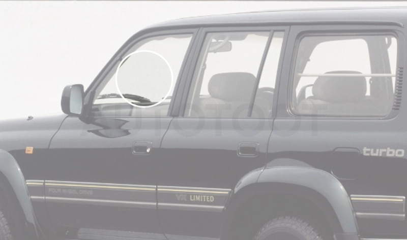 Стекло переднее левое опускное -  для TOYOTA LAND CRUISER