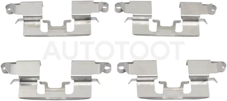 Комплект монтажный тормозных колодок RR NISSAN PATHFINDER 05-14/MAZDA CX-7 07-12/CX-9 06-15