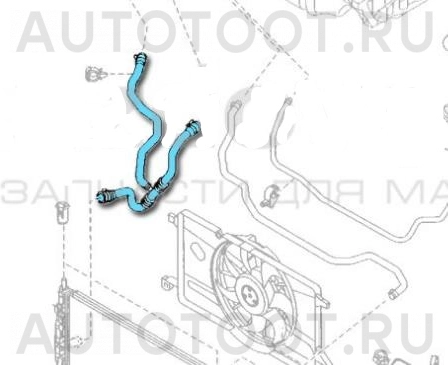 Шланг радиатора нижний -  для MAZDA 3 (AXELA)