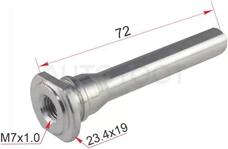 Направляющая суппорта FR NISSAN SERENA C24/TERANO R50/PATHFAINDER R50/RNESSA N30