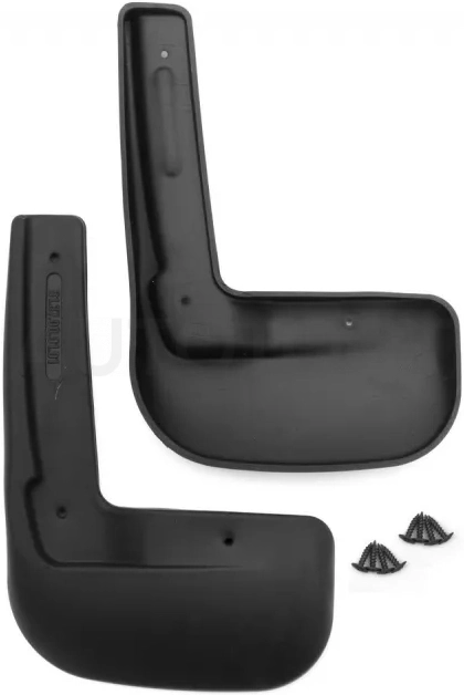 Брызговики передние для VOLKSWAGEN Polo, 2015-2020, сед., 2 шт. (standard) / Фольксваген Поло