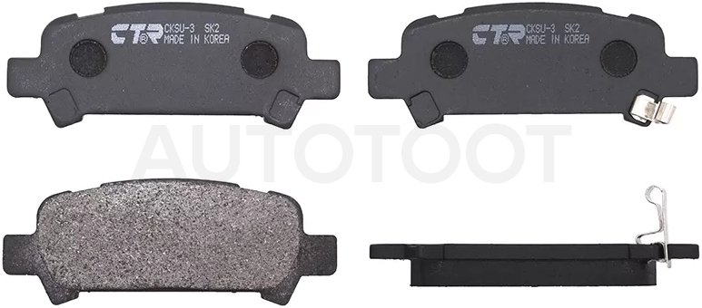 Колодки тормозные (Сзади) Subaru Forester 97-08 / Impreza 92-07 / Legacy 98-09 / Outback 98-06
