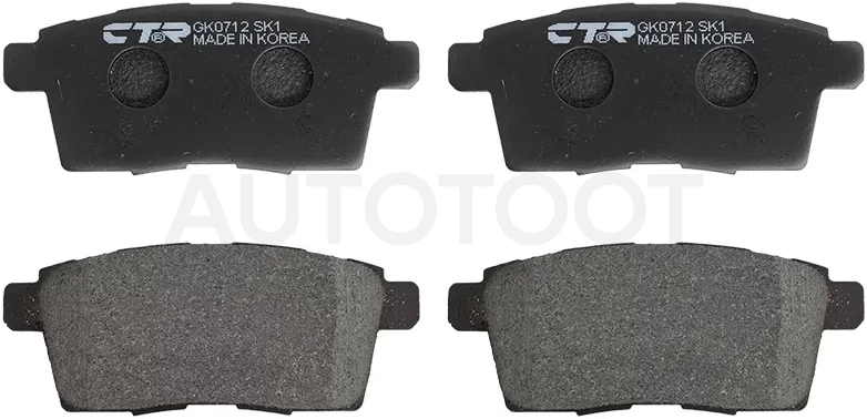 Колодки тормозные (Сзади) Mazda CX-7 06-12 / Ford Edge 06-14