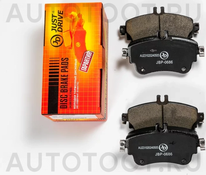 Колодки тормозные дисковые передние GDB1933 - Артикул JBP0686 - Производитель Just Drive - Фото, Отзывы, Цены