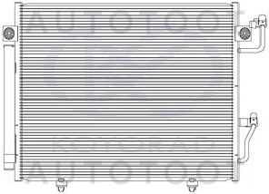 Радиатор кондиционера -STMBY7394A0 Sat для MITSUBISHI PAJERO