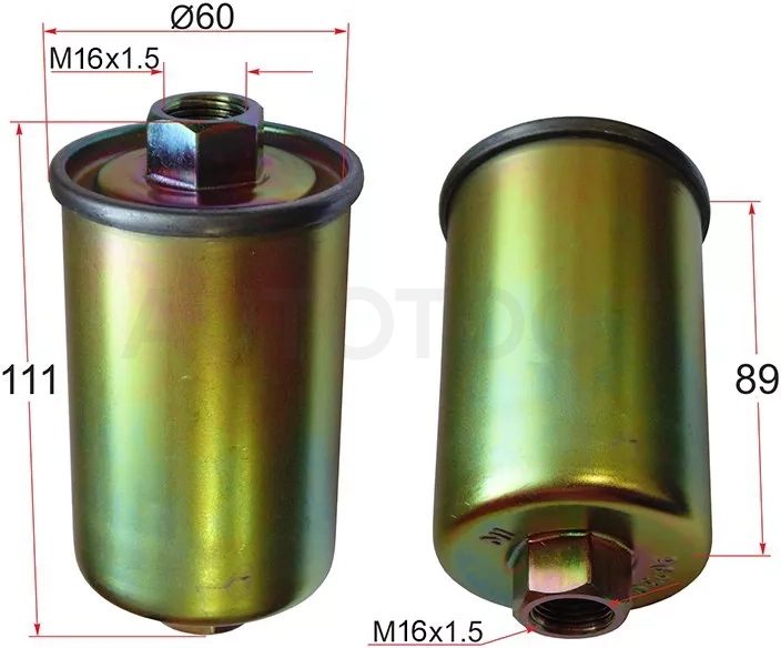 Фильтр топливный DAEWOO NEXIA 96-08/LAND ROVER DISCOVERY 98-04/CHEVROLET BLAZER 94-05