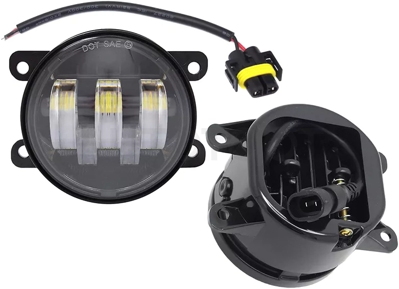 Фара противотуманная (Справа=Слева/ LED/ Белый + Жёлтый / 6500K/3000K / 900LM / 14W) Citroen Berlingo 08-16 / C4 04-11