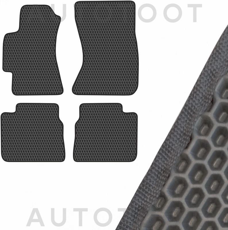 Коврик салона 4 штуки EVA Серый левый руль -  для SUBARU LEGACY