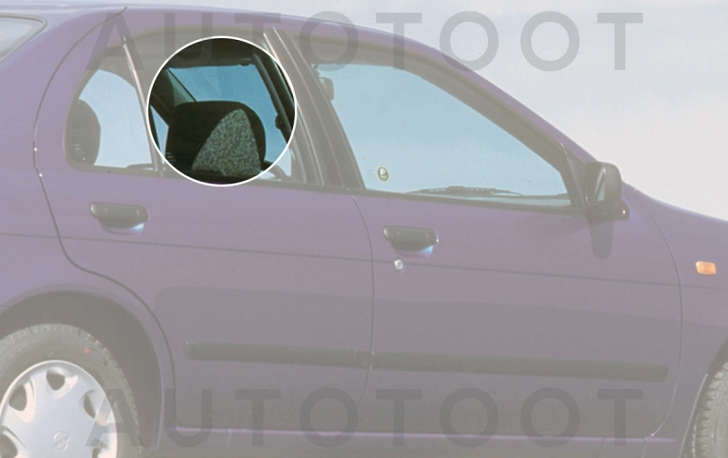 Стекло заднее правое опускное -  для NISSAN ALMERA, NISSAN PULSAR