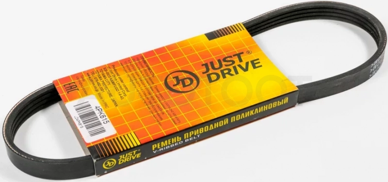 Ремень поликлиновый JD - Артикул 4PK615 - Производитель Just Drive - Фото, Отзывы, Цены